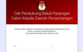 NIK Kalian Dicatut Bacalon Perseorangan? Ini Cara Ceknya...